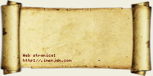 Biljana Poljaković vizit kartica